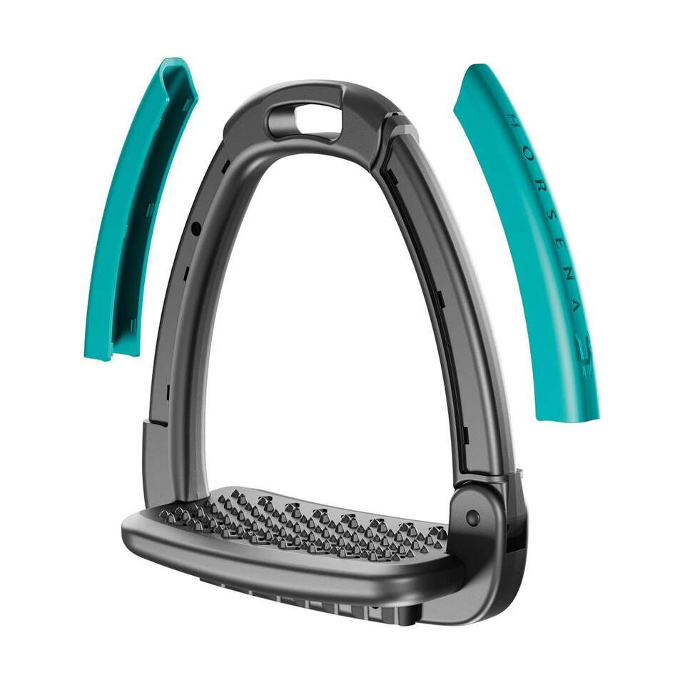 image 1 of Horsena Swap Stirrup Cover (Pack of 4) - Aqua Green - One Size
