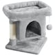 image 1 of Yaheetech 50 cm 2-Level Cat Tree with Condo Light Grey