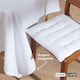 image 5 of Homescapes White Tablecloth - 178 x 300 cm | White | 178cm x 300cm (70" x 120")