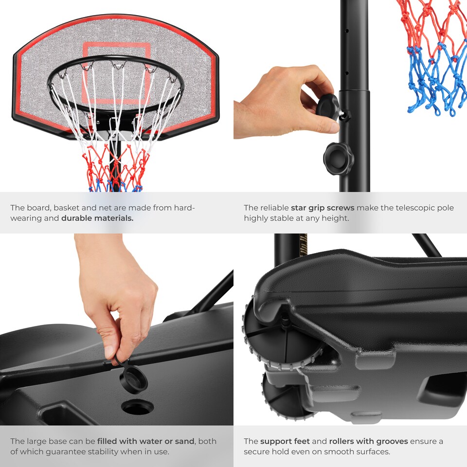 image 1 of Basketball Hoop | Black | black | 1