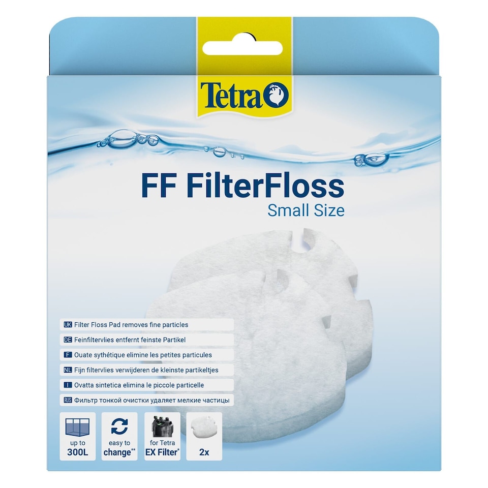 image 1 of Tetra EX 600/700 Filter Floss Replacement Filter Media for Clear Water