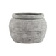 image 1 of Athena Rimmed Plant Pot - Ceramic - L28 x W28 x H20 cm - White White