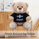 image 8 of Cornwall Bear Soft Toy Cute Plushie Huggable Cuddly Stuffed Toy Gift 20cm Black