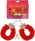 image 5 of Red Furry Handcuffs and Keys - Hen Party, Role Play