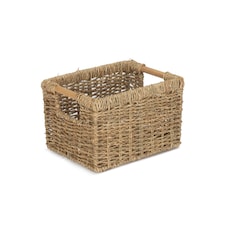 Small Nordic Seagrass Storage Basket | Green | Green
