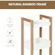 image 4 of HOMCOM 3-Tier Bathroom Rack Organizer Storage Shelf Rack Free Standing Bamboo