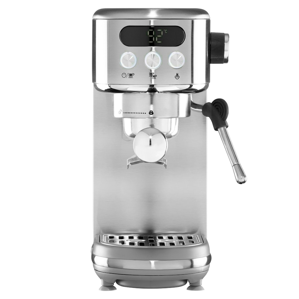 image 1 of Daewoo Digital 20Bar Compact Espresso Coffee Maker with Steam Wand