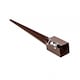 image 3 of 4x Heavy Duty Drive Down Fence Post Anchor Spike Grip Holder - 75 x 750mm | Brown | 4