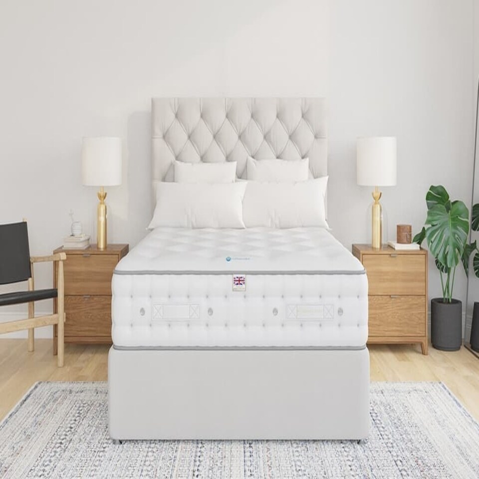 image 1 of Millbrook Wool Luxury 4000 Pocket Mattress White | Single