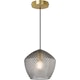 image 5 of Nordlux Orbiform Indoor Pendant Light Brass Glass E27 Retro - Mains Powered, IP20