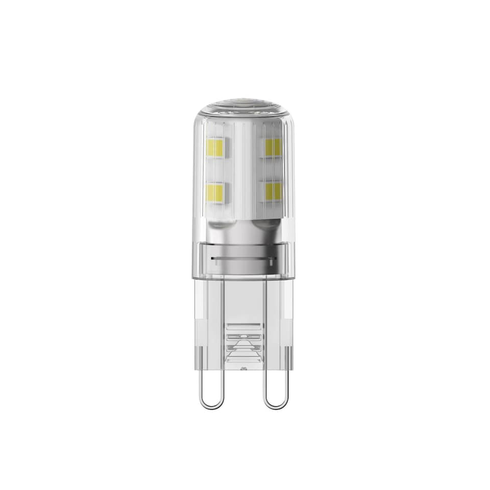 image 1 of UniBulb LED G9 200lm 1.8W 2700K (Warm White) Capsule Light Bulb - Pack of 4 | White | Warm White | 4