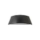 image 1 of ValueLights John Black Curved IP65 LED Up/Down Outdoor Wall Light | Black
