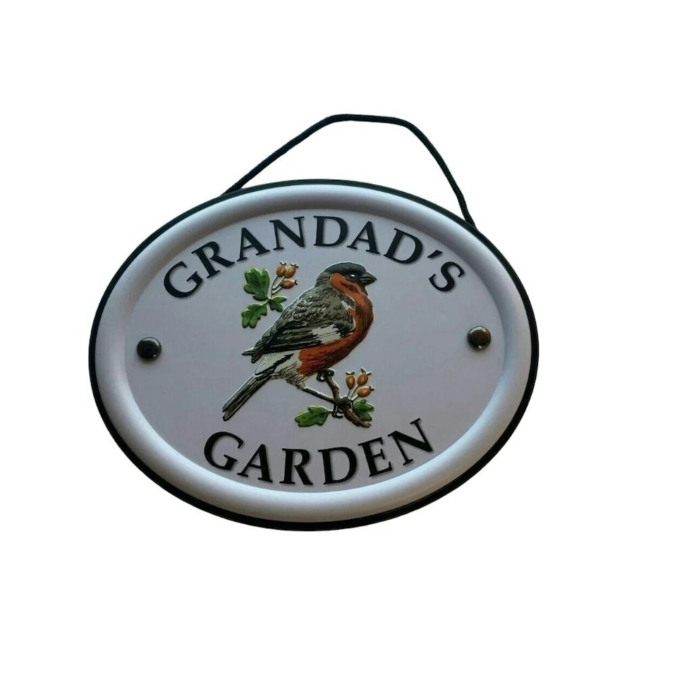 Decorative Bird Garden Sign - Grandad