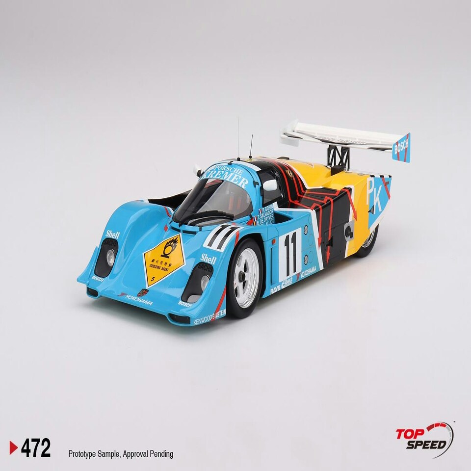 image 1 of Porsche 962 CK6 No.11 Porsche Kremer Racing 1990 Le Mans 24 Hrs 1:18 Scale TSM TS0472