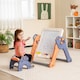 image 3 of COSTWAY 6-in-1 Kids Play Table and Chair Set Multi