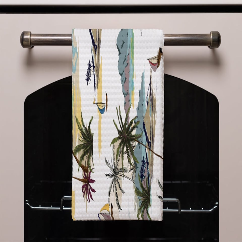 image 1 of Palm Trees (Kitchen Towel)