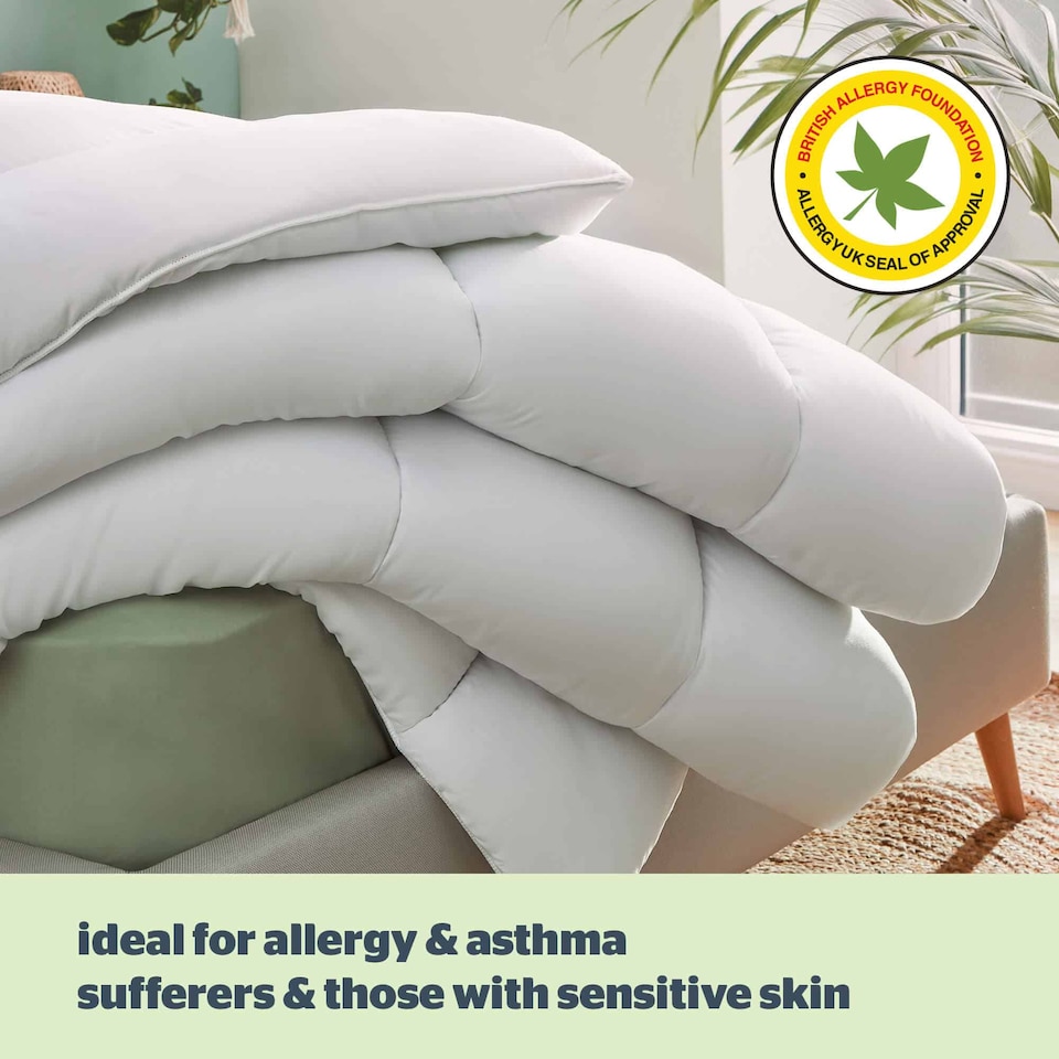 image 1 of Silentnight 4.5 Tog Anti-Allergy Duvet | White | Double