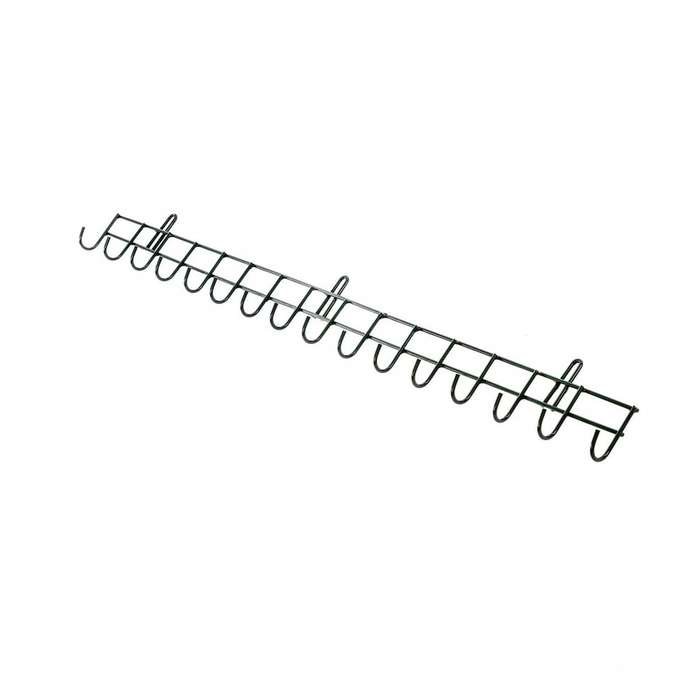 image 1 of 16 Hook Wall Mounted Garden Tool Storage Rack Hanger Shed & Garage