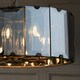 image 4 of Clooney 8 Light Ceiling Pendant Slate Grey Gloss Paint, Smoke Cut Glass, E14