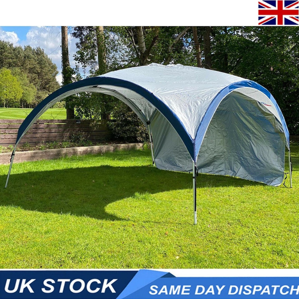 image 1 of Pop Up Gazebo 3.65m x 3.65m Event Shelter Canopy Marquee Tent with Side Wall