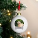 image 2 of Personalised Photo Upload Dog Christmas Bauble
