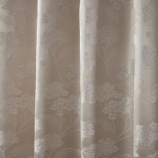 English Garden Lined Eyelet Jacquard Curtains 116cm x 183cm Cream | Cream | Cream