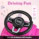 image 4 of COSTWAY Licensed Jeep Ride On Car Toddler Foot-to-Floor Pink