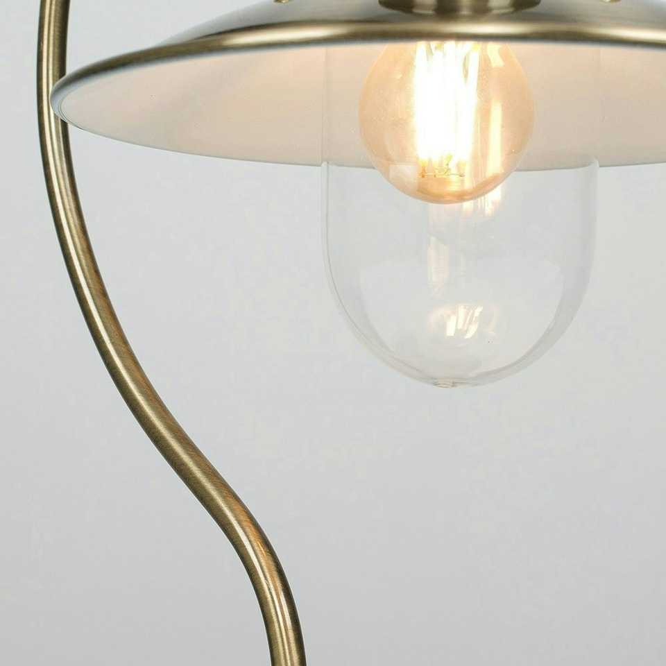 image 1 of ValueLights Ukai Gold Table Lamp Touch On/Off Dimmable