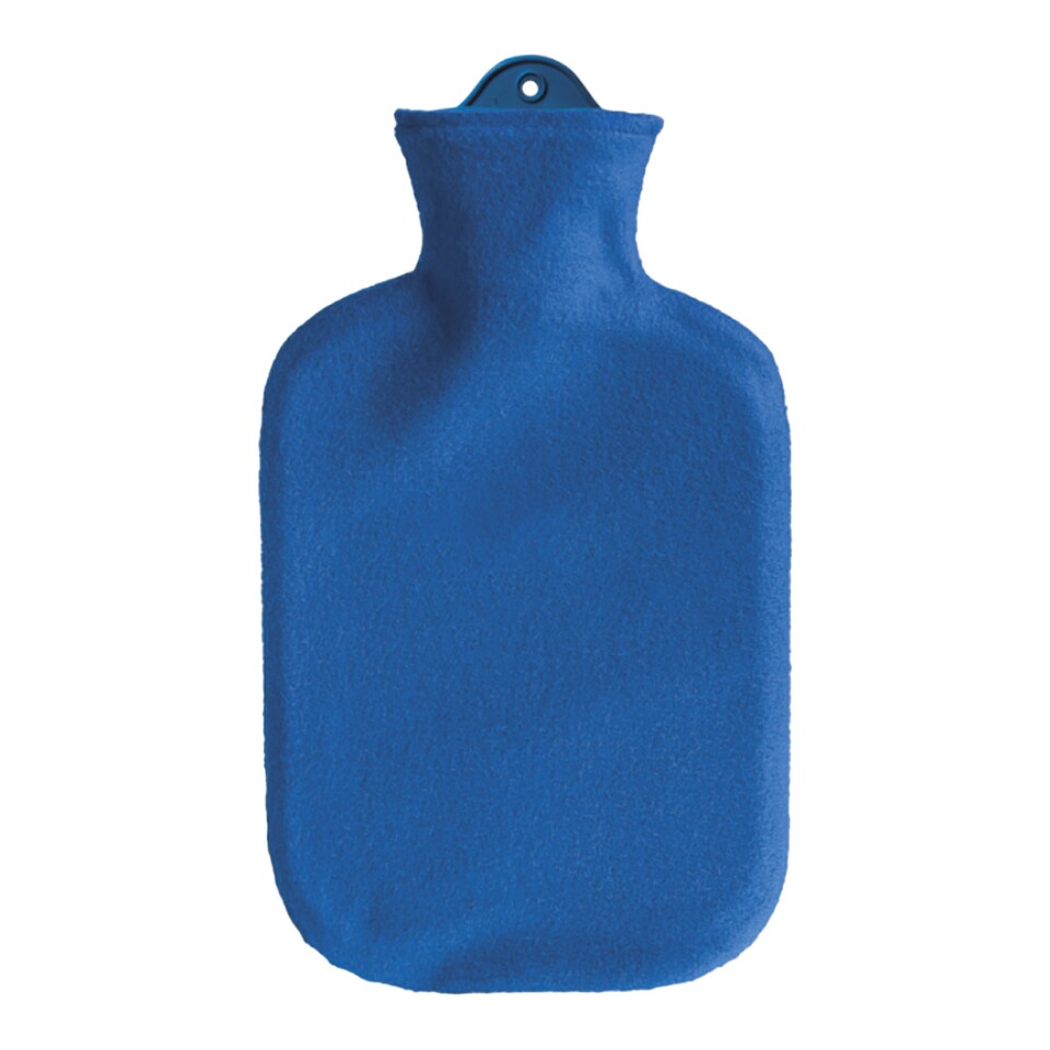 Sanger Contour Covered Hot Water Bottle Blue 2L | Multi | One Colour | One Size | 1