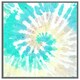 image 3 of Tie dye pattern shibori print (Picture Frame) Brown | XS