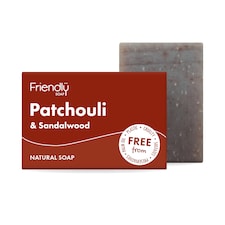 Natural Patchouli & Sandalwood Soap Bar - 4 Pack | Brown | 1