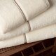 image 2 of Bianca Zero Twist Satin Stitch Cotton Bath Sheet | Cream | Bath sheet