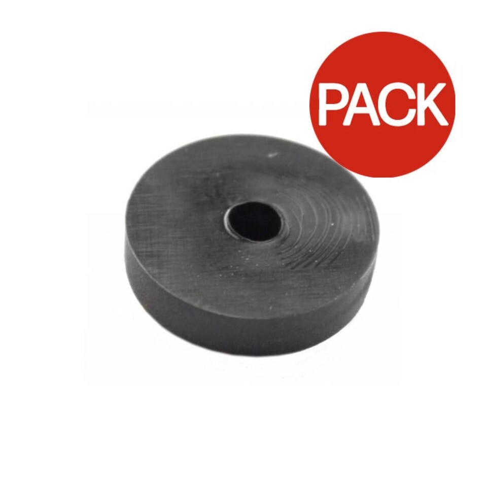 Securplumb Flat Tap Washer (Pack of 4) - Grey - 0.3in