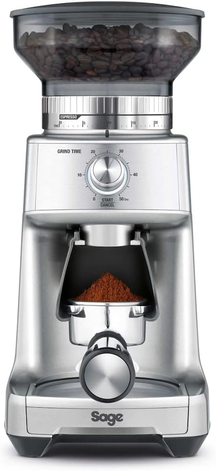 image 1 of Sage The Dose Control Pro - Precision Coffee Grinder, 60 Grind Settings - 340g Coffee Bean Capacity, with Timer - Silver
