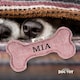 image 2 of History & Heraldry Pre-Personalised Squeaky Bone Dog Toy - Mia