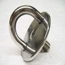 6MM Stainless Steel Round Eye Plate with M8 Screw Thread (Heavy Duty Marine Deck)