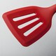 image 4 of Zeal Silicone Flexible Slotted Kitchen Turner, 30cm, Red