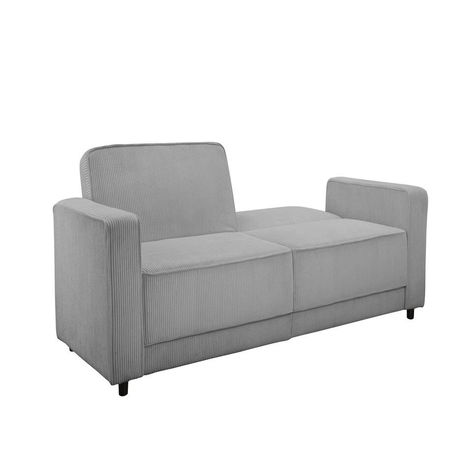 image 1 of Allie 3 Sofabed Grey Corduroy Grey | Grey