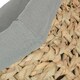 image 4 of Medium Thatch Grass Woven Storage Basket with Grey Cotton Lining | Green | Green | M