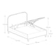 image 10 of Florence Boucle Ottoman Storage Bed King Natural Stone | Grey | Natural Stone