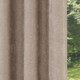 image 3 of Enhanced Living Knightsbridge Blackout, Thermal Sand Curtains with Eyelet Header (PAIR) - 90x90 inch (229x229cm)