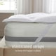 image 4 of Snuggledown Luxurious Hotel Anti Allergy Mattress Topper | White | 1
