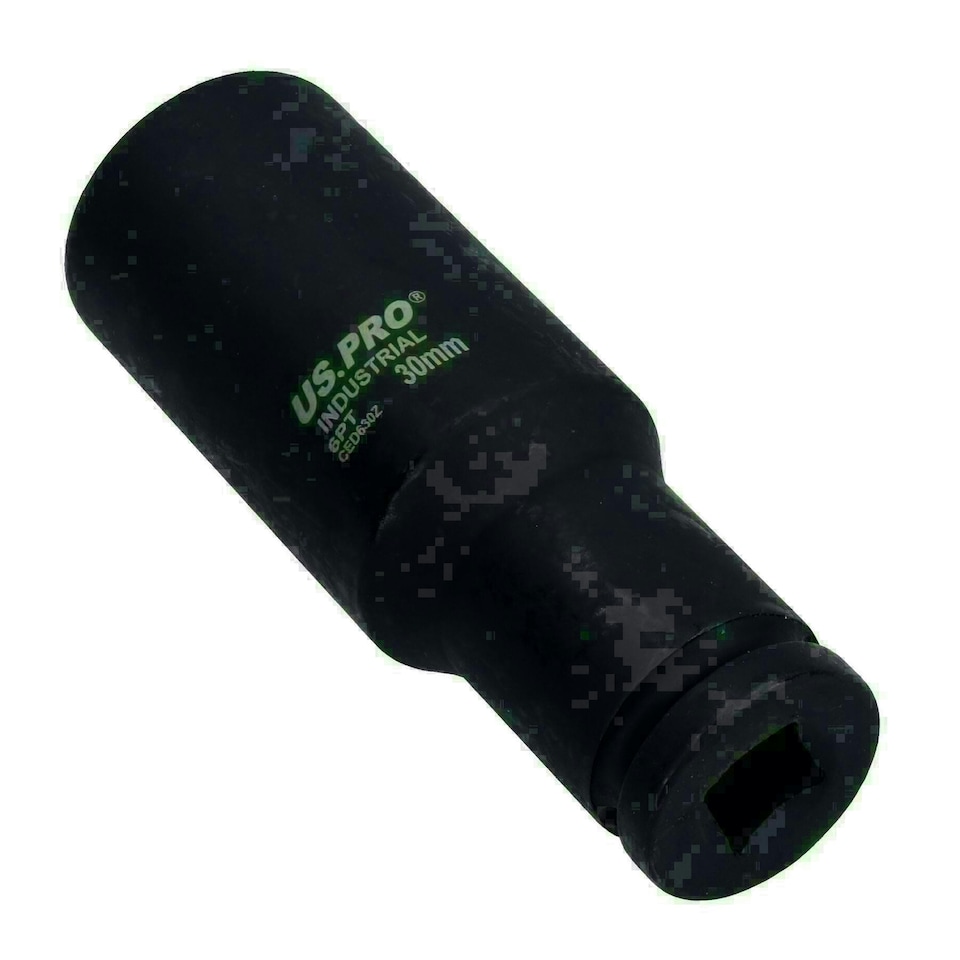 image 1 of 30mm Extra Deep Long Metric MM Impact Socket 1/2" Drive 6 Sided Single Hex