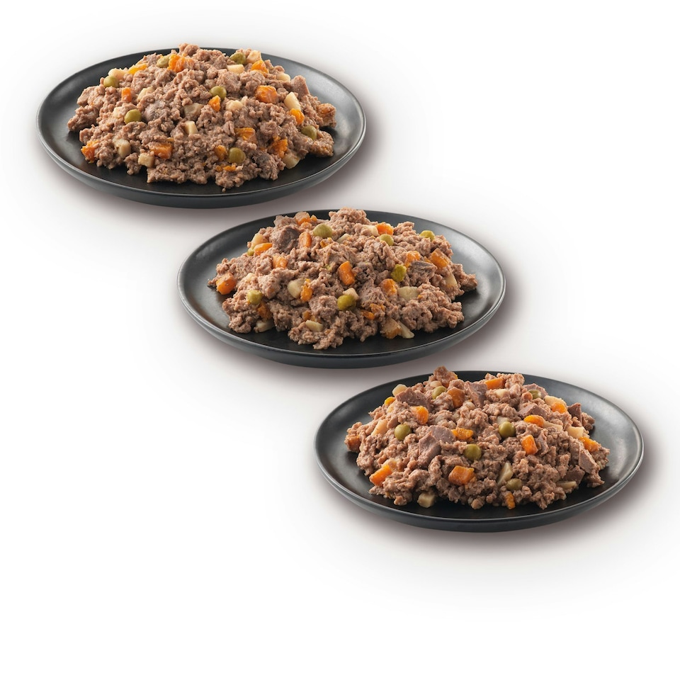 image 1 of James Wellbeloved Grain Free Adult Wet Dog Food Tins Turkey, Lamb & Chicken 12 x 400g