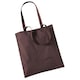 image 2 of Westford Mill Long Handle Tote Bag - Chocolate - One Size Brown