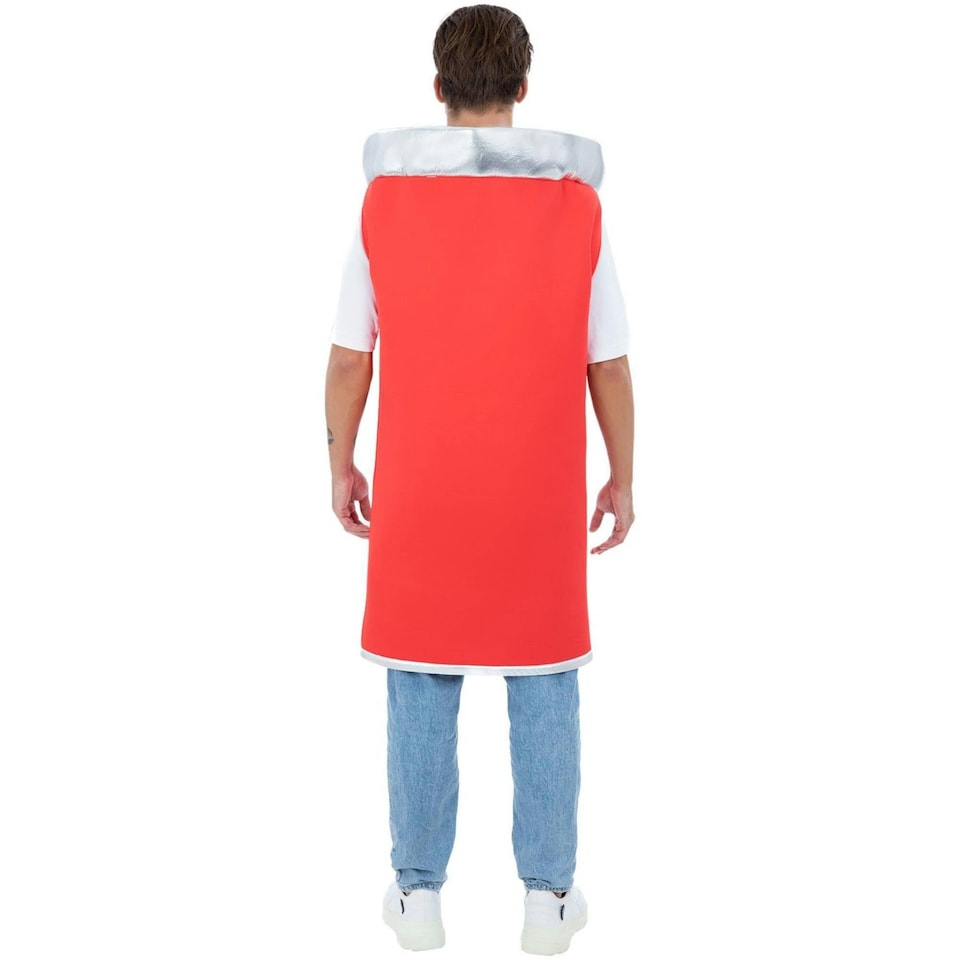 image 1 of Pringles Unisex Adult Original Costume - Red/Silver/White - One Size One Size