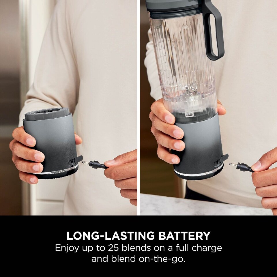 image 1 of Ninja Blast Max Portable Blender in Grey BC251UKGY | Grey | Grey | 1