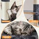 image 5 of Yaheetech  177 cm Multilevel Cat Tree with Condo Dark Grey