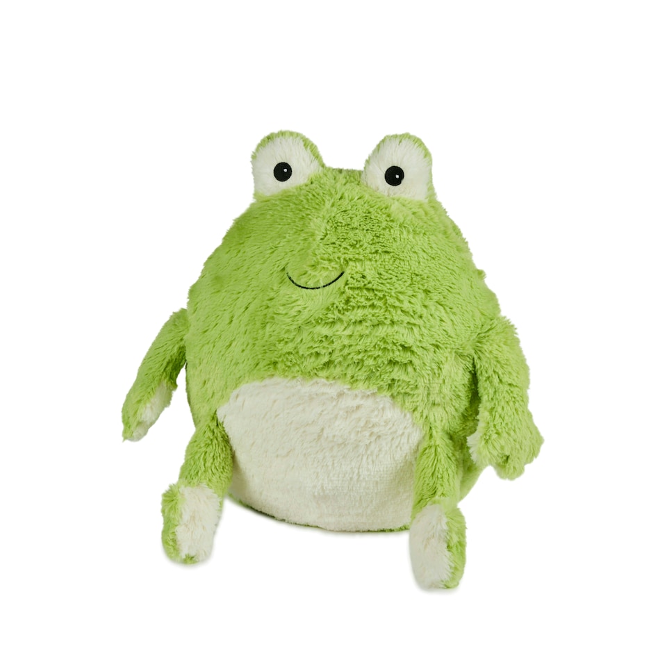 image 1 of Warmies Supersized Cushies Frog