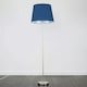 image 2 of ValueLights Charlie Gold Floor Lamp Green Velvet Gold Shade & Bulb 